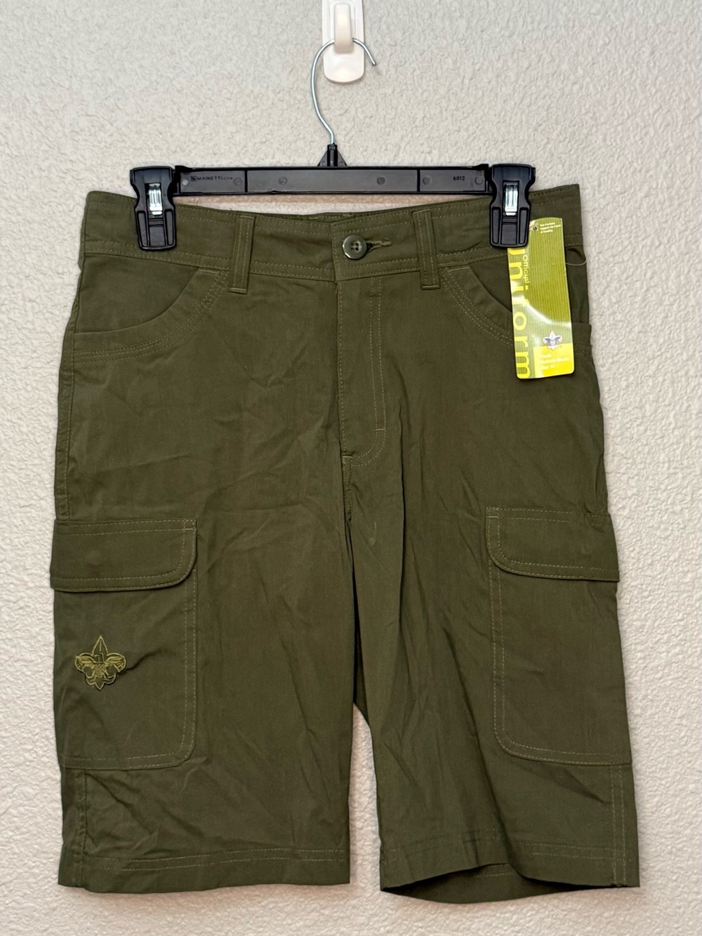 NWT Boy Scouts of America | Official Centennial Shorts | BSA Green | Size 14 Y